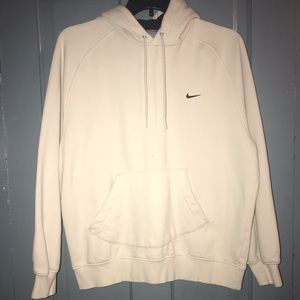 Cream Nike hoodie